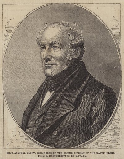 Contre-amiral Corry, commandant de la deuxième division de la flotte baltique - Frederick John Skill